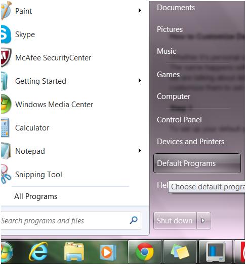 programs windows 7
